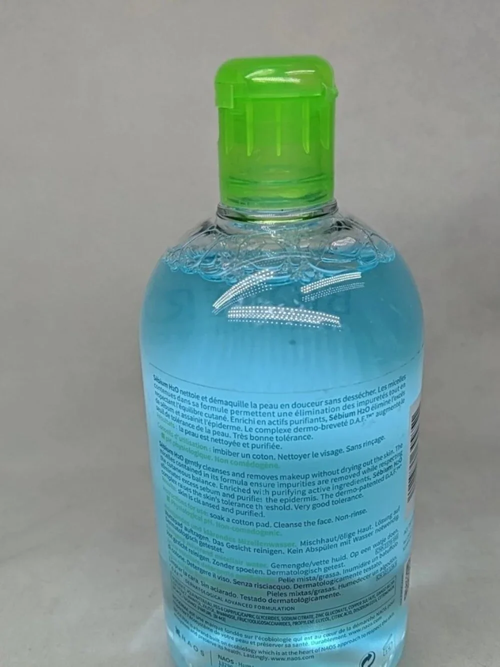 Bioderma Sebium H20 Purifying Cleansing Solution 500 ml 16.9 Fl Oz